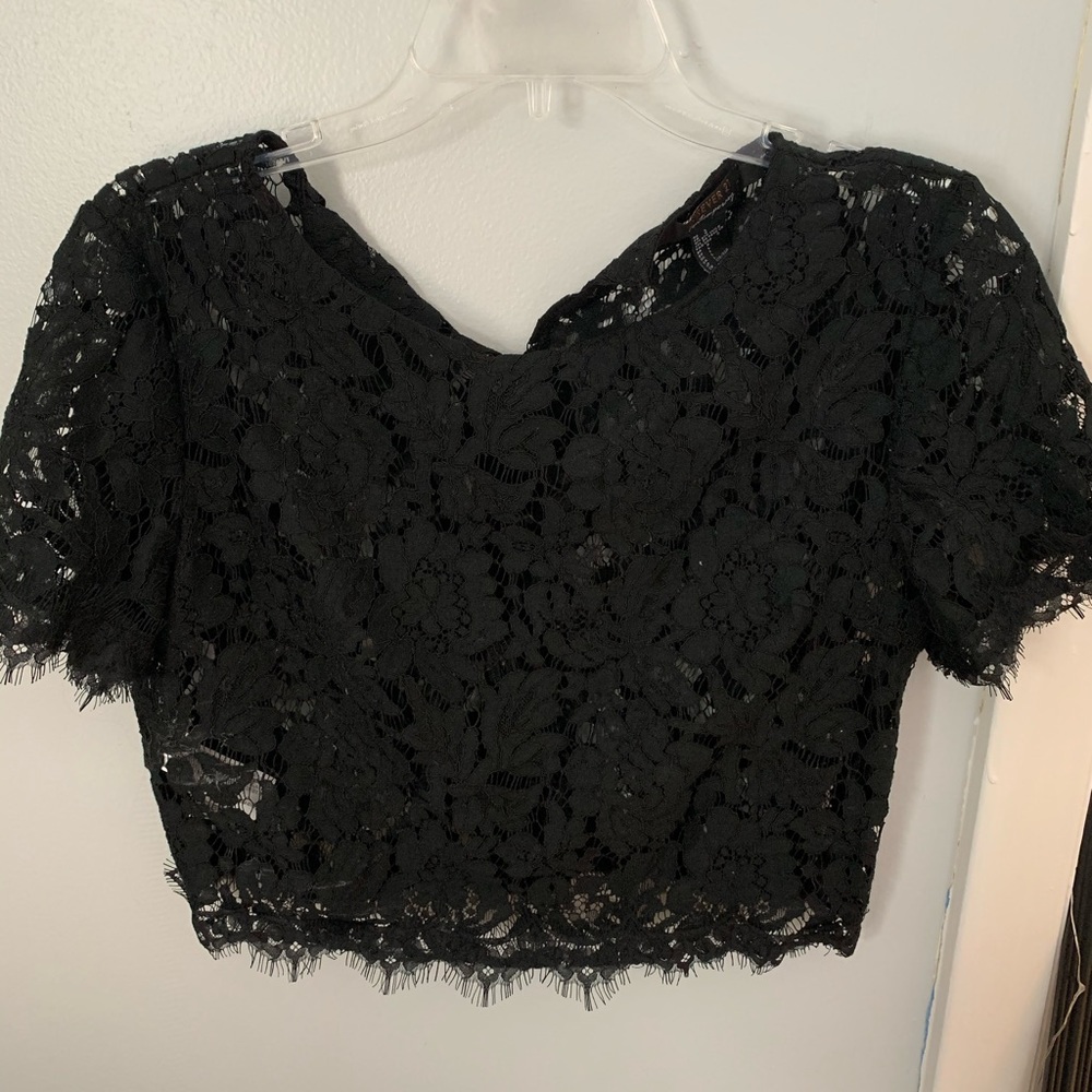 Laced crop top